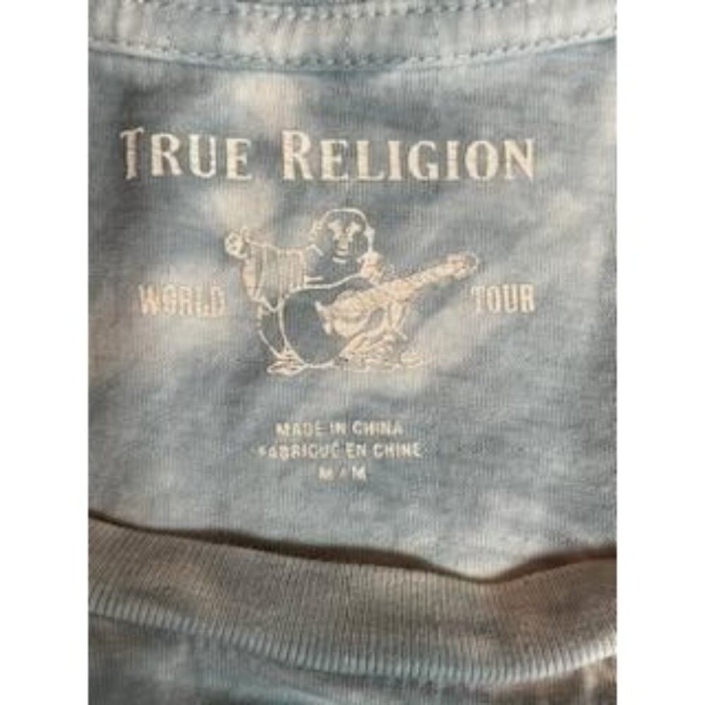 Mens True Religion Tee Shirt size Medium Buddah graphic - Picture 3 of 7